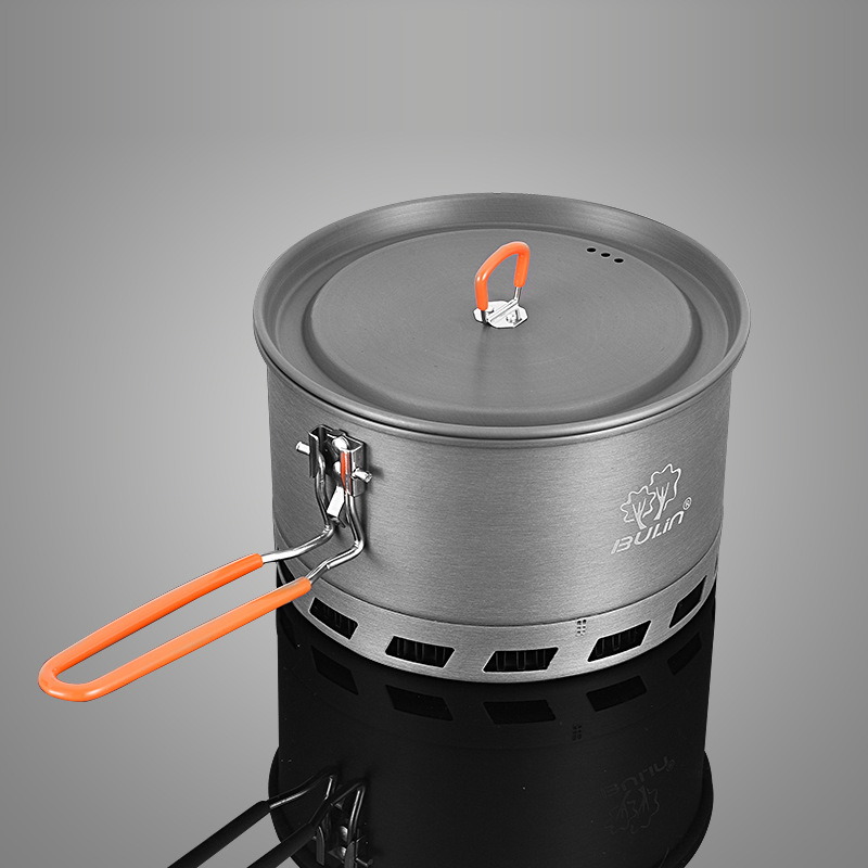 Camping Cooking Set Stainless Steel - Outdoor Camping Garnek Bulin S2500 Oszczędzaj