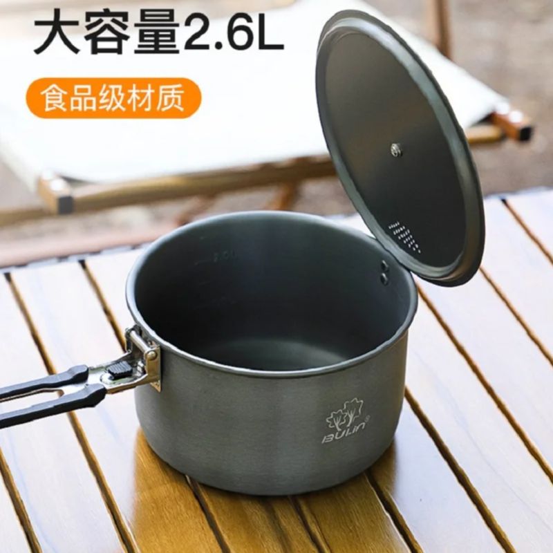 Camping Cooking Set Stainless Steel - Garnek kempingowy Bulin BL200-C19 Przenośny garnek