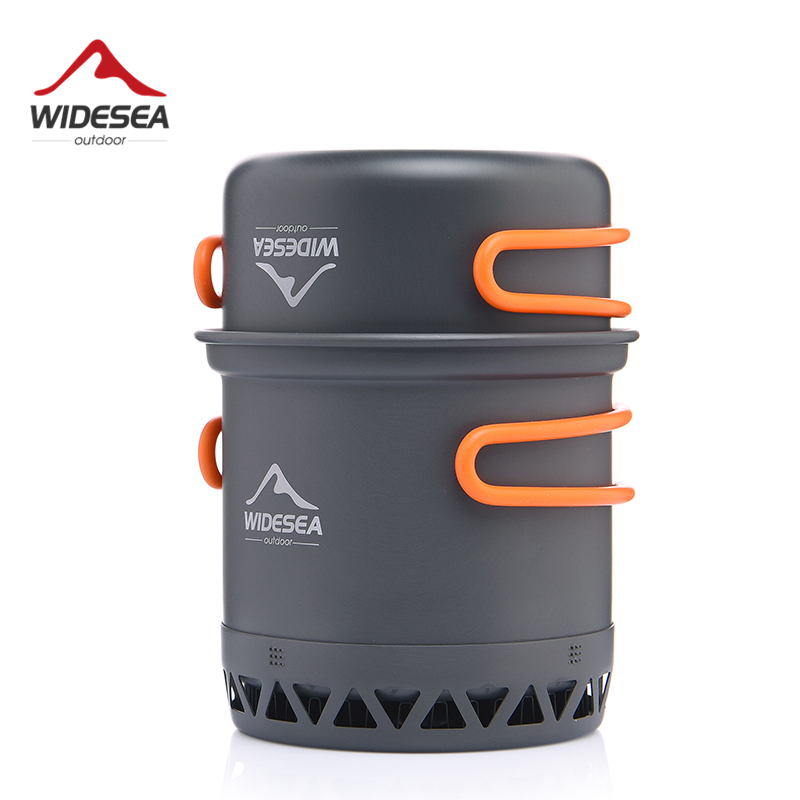 Quechua Camping Cooking Set - Widesea garnek kempingowy 1.3L 2.3L naczynia