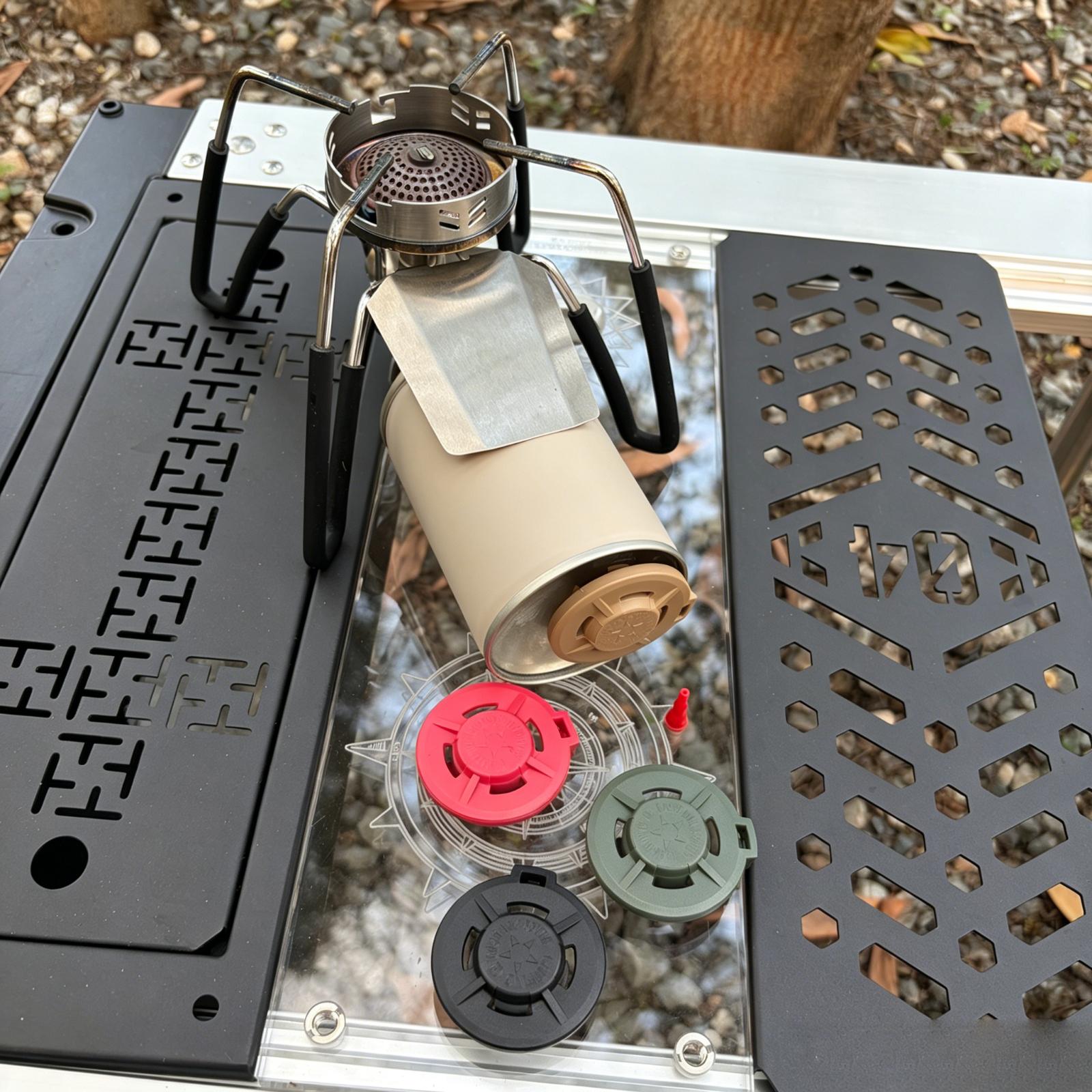 Camping Cooking Gas Canister - Zaślepka na kartusz z butanem, mocna