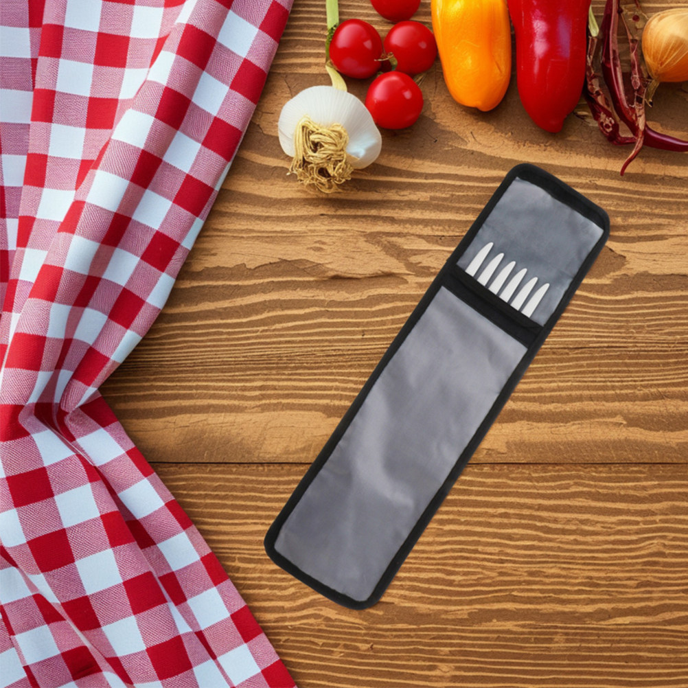 Camping Cooking Utensils Storage - Wzmocniona torba Oxford na szaszłyki do