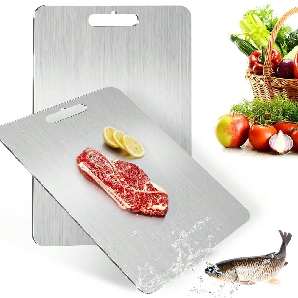 Camp Cutting Board - Deski do krojenia ze stali nierdzewnej,