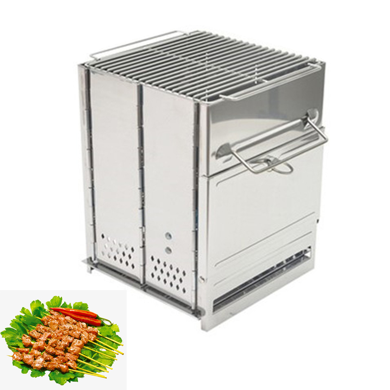 Camping Cooking Accessories - Przenośny piec na drewno do użytku