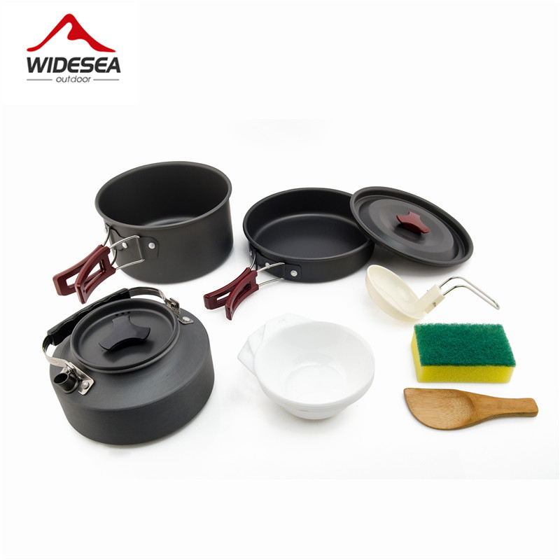 Quechua Camping Cooking Set - Zestaw garnków biwakowych na zewnątrz zestaw