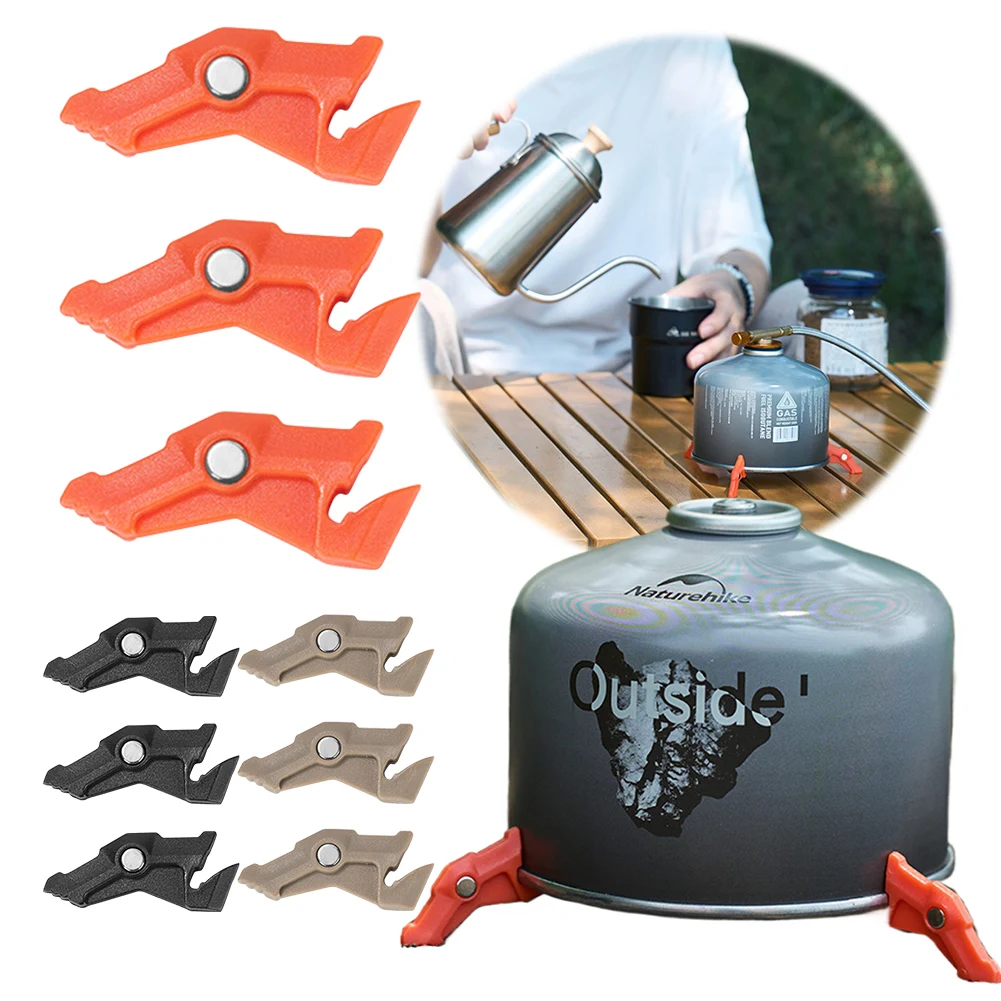Camping Cooking Gas Canister - Magnetyczny statyw Uchwyt zbiornika gazu Wielofunkcyjny