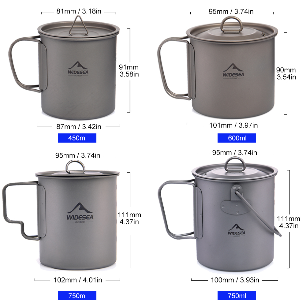 Kubek kempingowy Widesea, tyta – Quechua Camping Cooking Set recenzja i cena