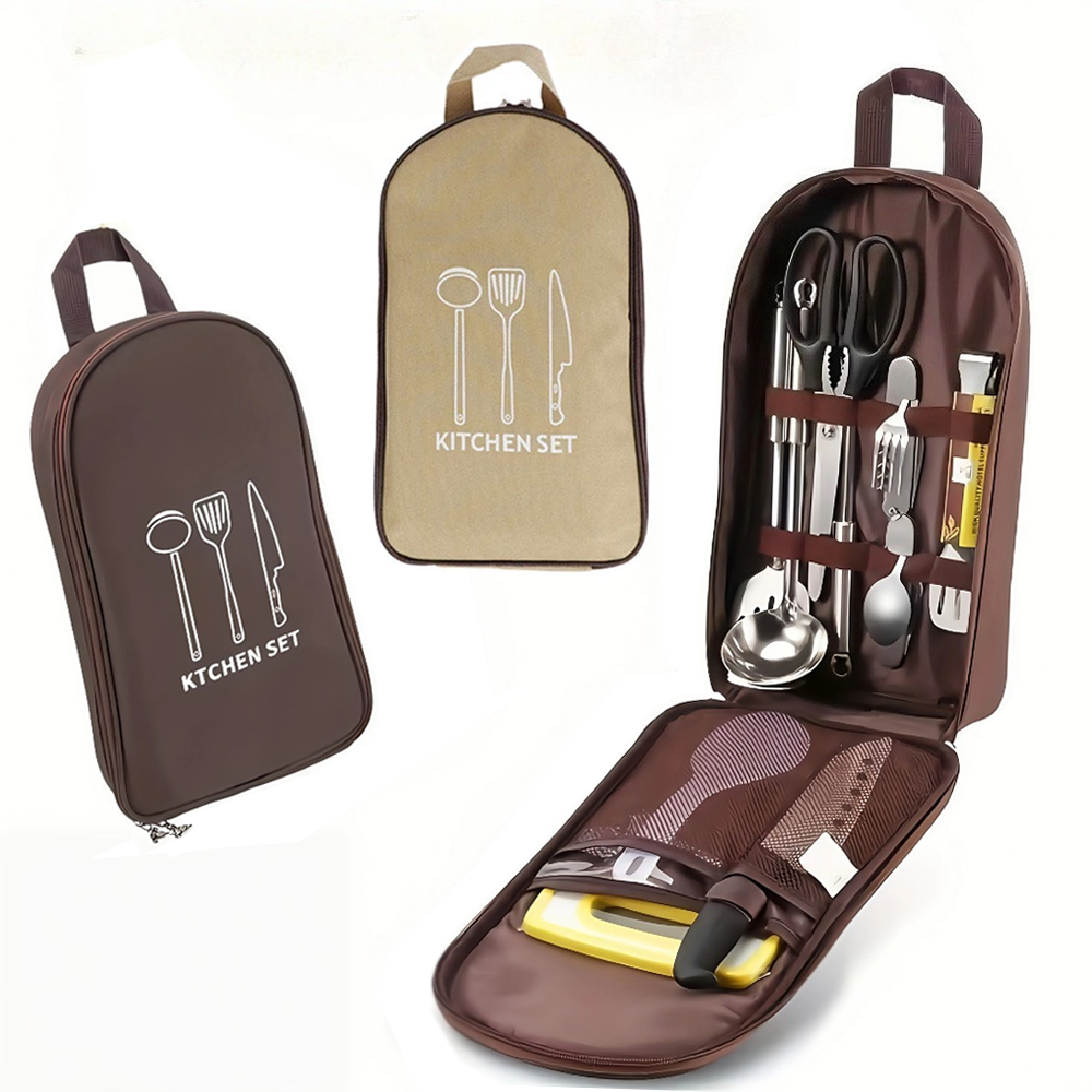 Przenośna torba kuchenna na ze – Camping Cooking Utensils Storage recenzja i cena