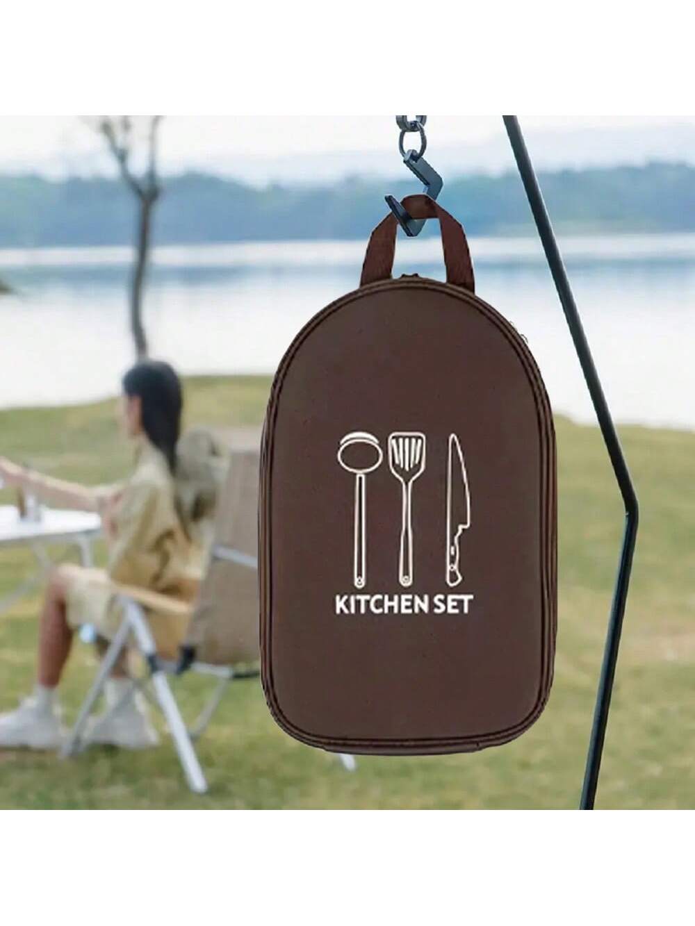 Outdoor Camping Cookware Stora – Camping Cooking Utensils Storage recenzja i cena