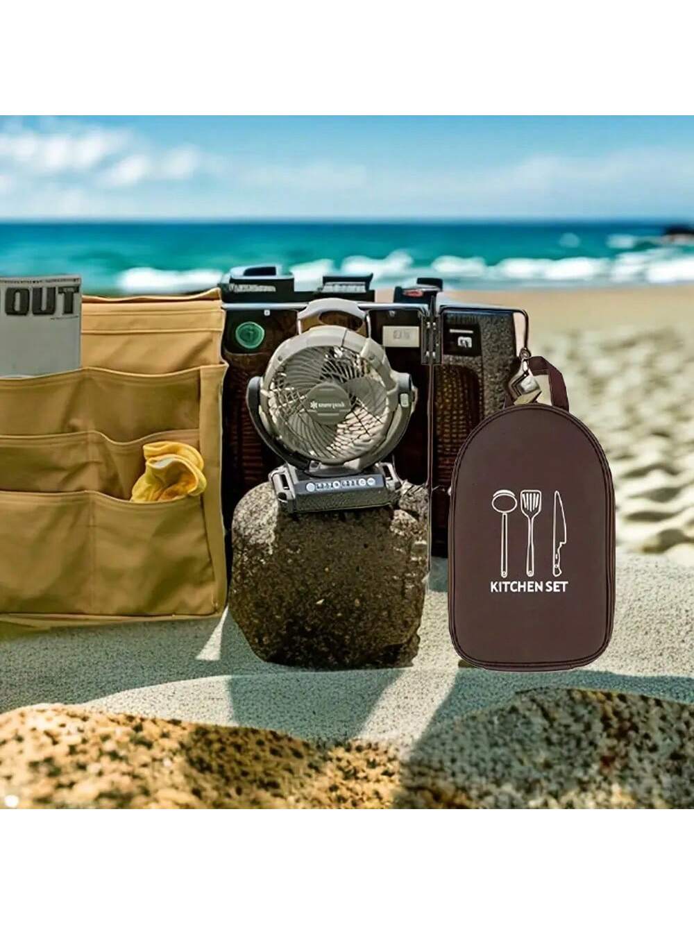 Outdoor Camping Cookware Stora – Camping Cooking Utensils Storage recenzja i cena