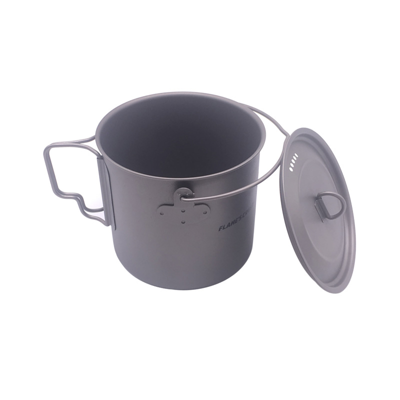 FLAME'S CREED 1100 ml 1950 ml  – Camping Cooking Pot Stainless Steel recenzja i cena