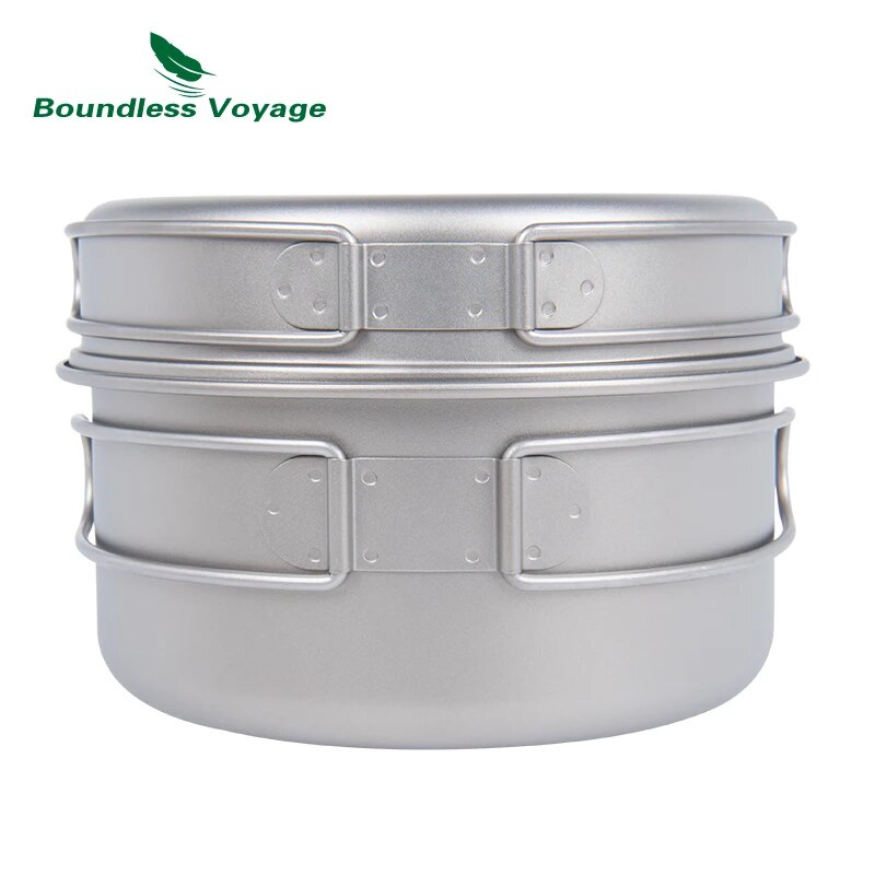 Zestaw Tytanowych Garnków i Pa – Camping Cooking Set 2 Person recenzja i cena