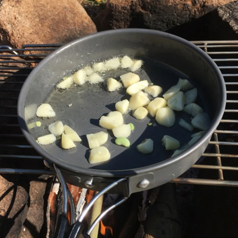 Przenośna patelnia z torbą do  – Camping Cooking Set Non Stick recenzja i cena