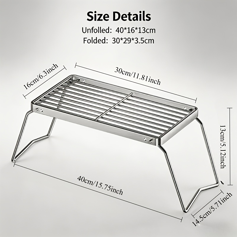 Przenośny Składany Stojak na O – Camping Cooking Accessories recenzja i cena