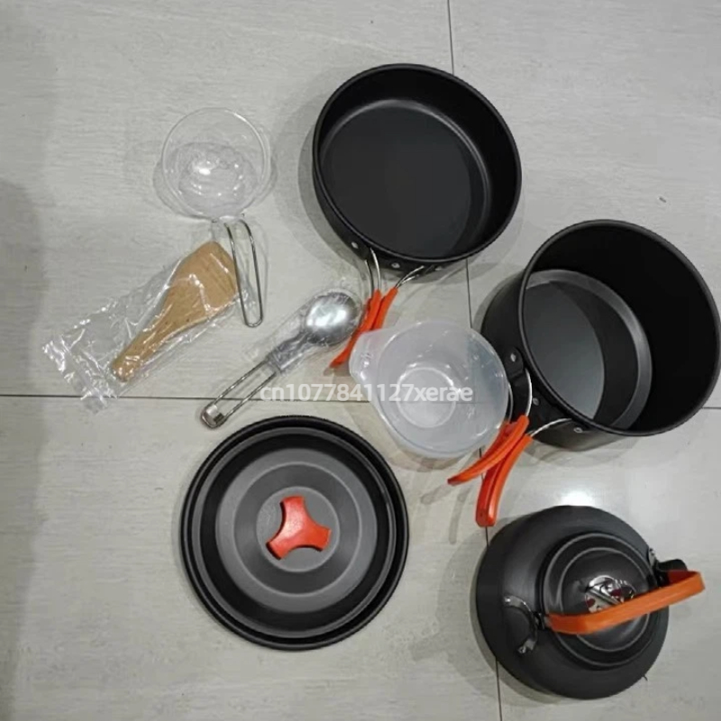 Zestaw do gotowania na kemping – Camping Cooking Set Non Stick recenzja i cena