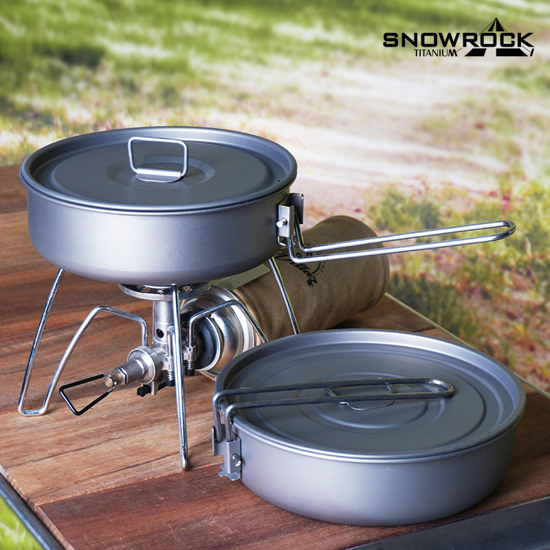 Patelnia tytanowa SNOWROCK z s – Camping Cooking Set 2 Person recenzja i cena