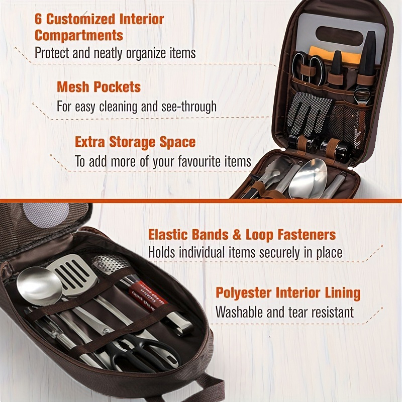 Torba do gotowania na zewnątrz – Camping Cooking Utensils Storage recenzja i cena