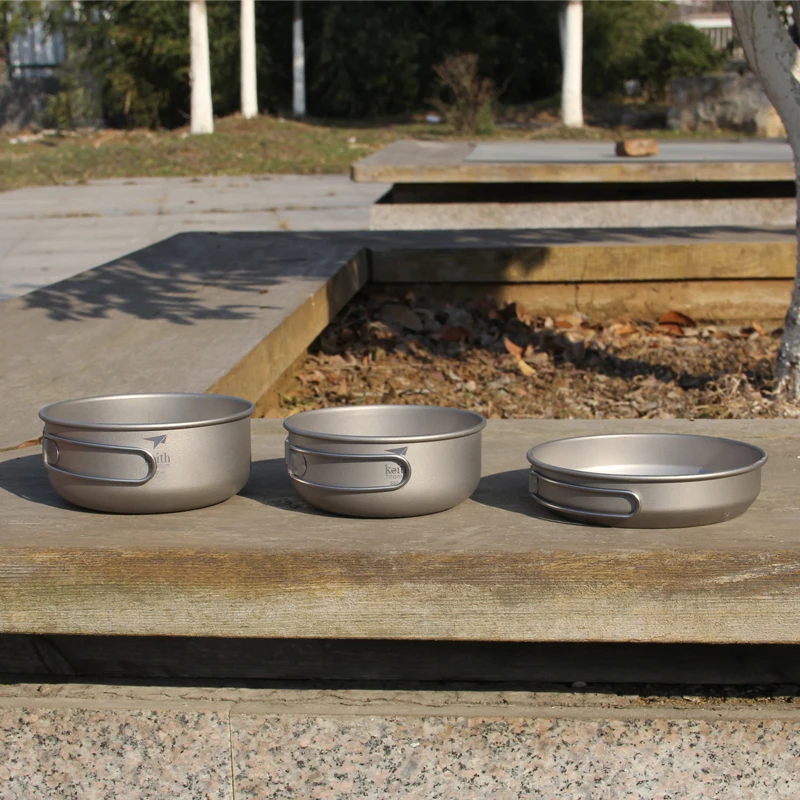 Keith 3PCS Titanium Cookware P – Camping Cooking Set Stainless Steel recenzja i cena