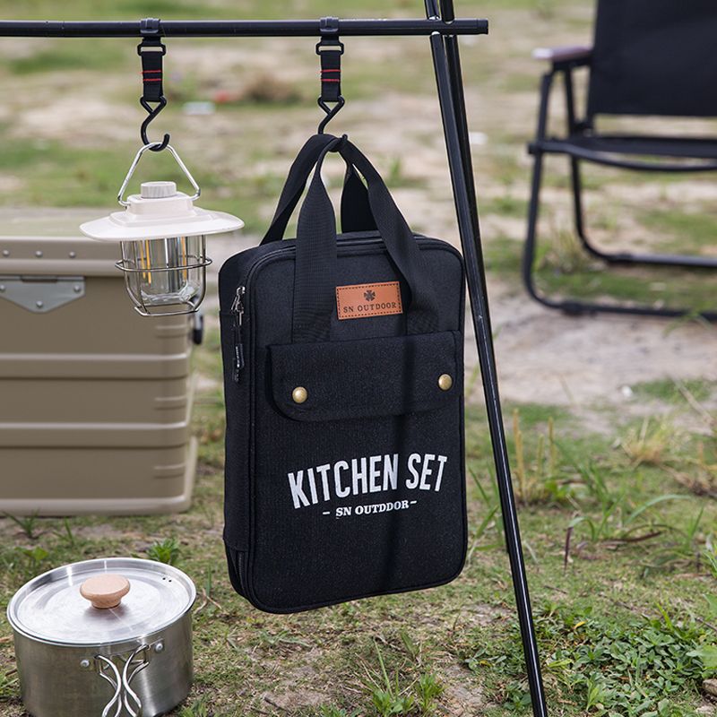 8-częściowy zestaw naczyń kuch – Camping Cooking Utensils Storage recenzja i cena