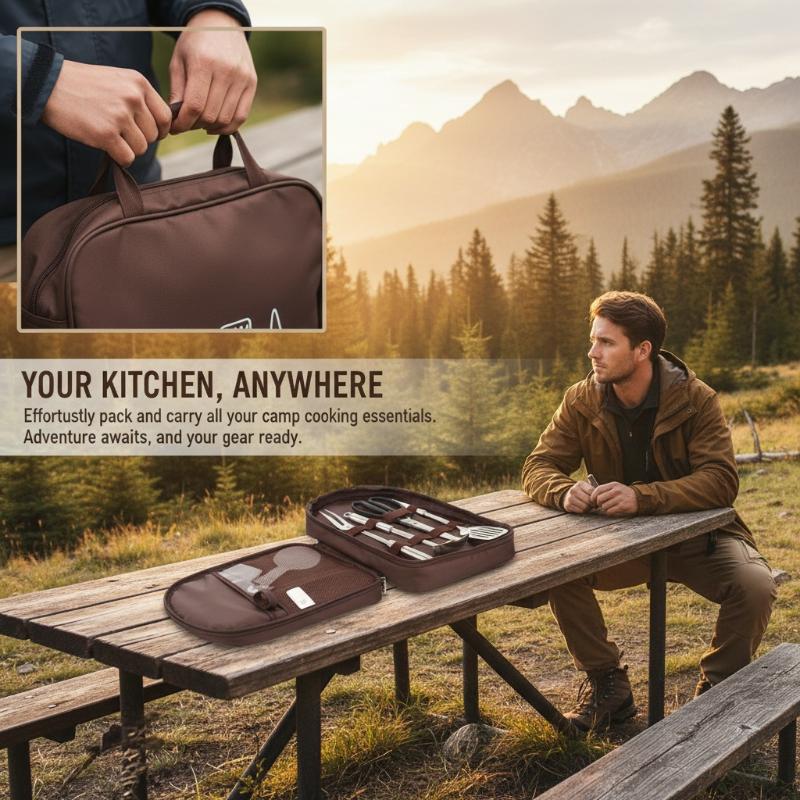 Torba do gotowania na zewnątrz – Camping Cooking Utensils Storage recenzja i cena