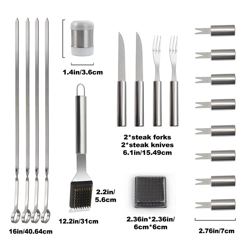 Narzędzia do grillowania zesta – Quechua Camping Cooking Set recenzja i cena