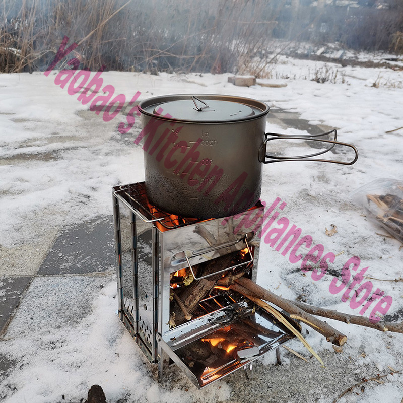 Przenośny piec na drewno do uż – Camping Cooking Accessories recenzja i cena