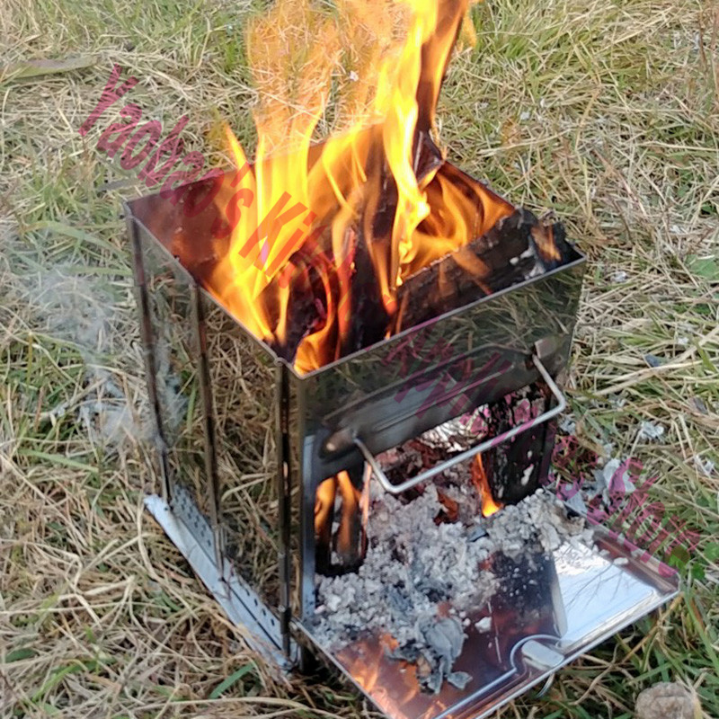 Przenośny piec na drewno do uż – Camping Cooking Accessories recenzja i cena