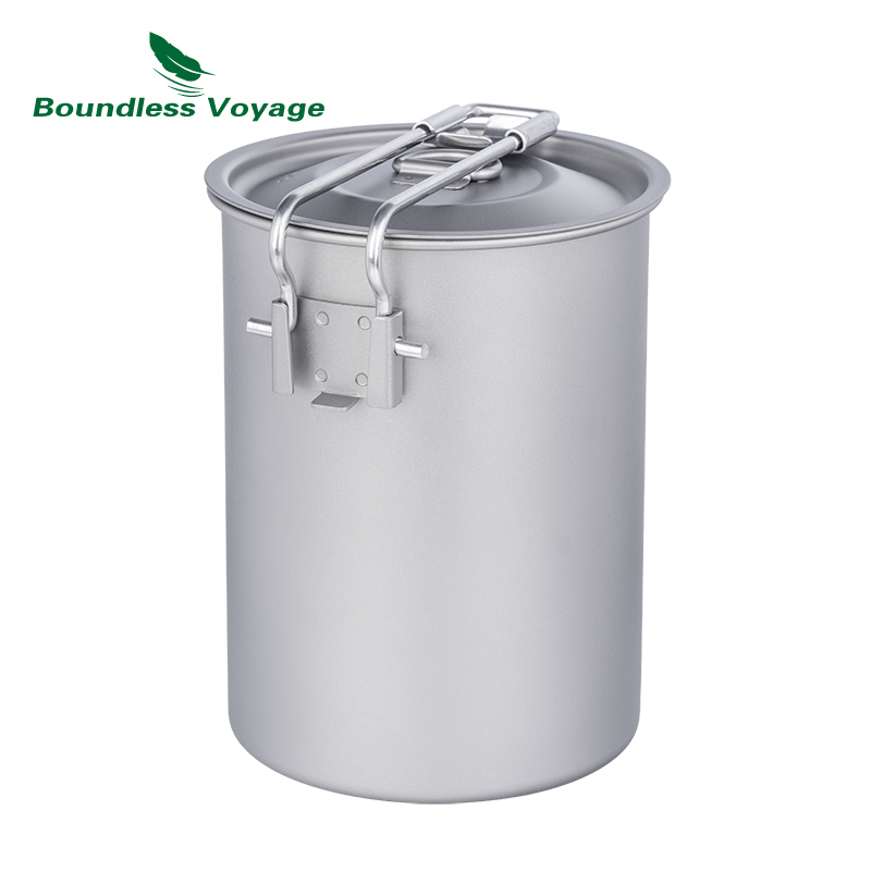Boundless Voyage 900ml Titaniu – Camping Cooking Pot Stainless Steel recenzja i cena