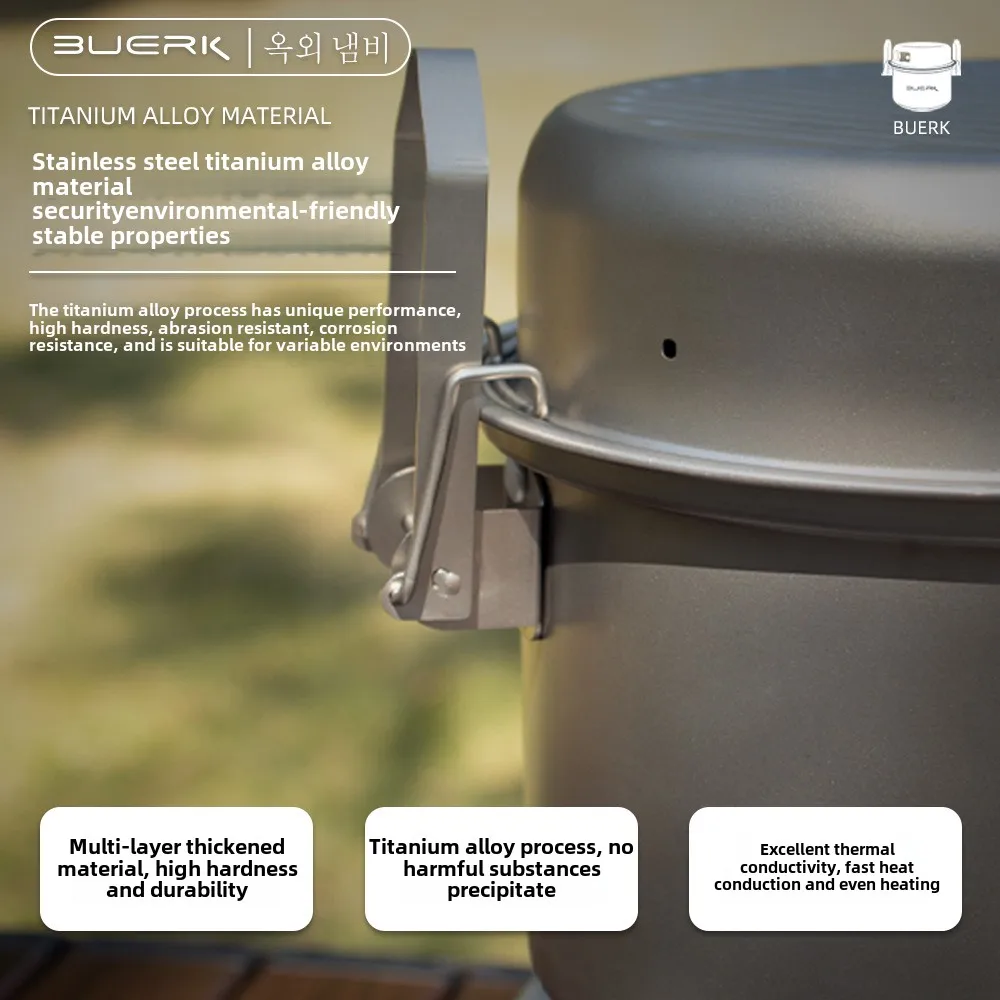 Outdoor Camping Wielofunkcyjny – Camping Cooking Pot Stainless Steel recenzja i cena
