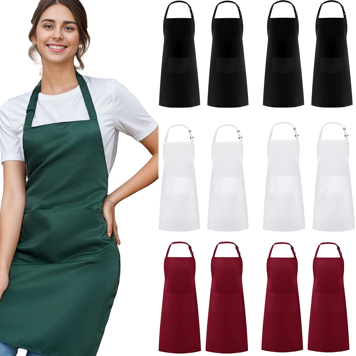 Zestaw 2-częściowy; Prosty far – Camping Cooking Apron recenzja i cena
