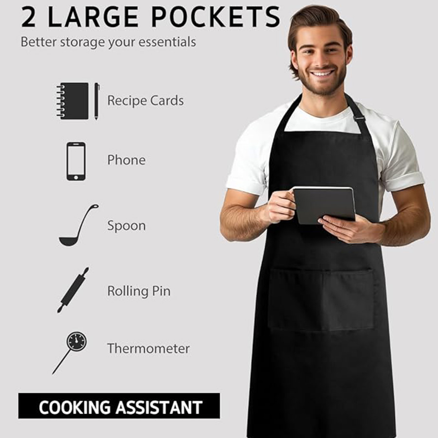 Zestaw 2-częściowy; Prosty far – Camping Cooking Apron recenzja i cena