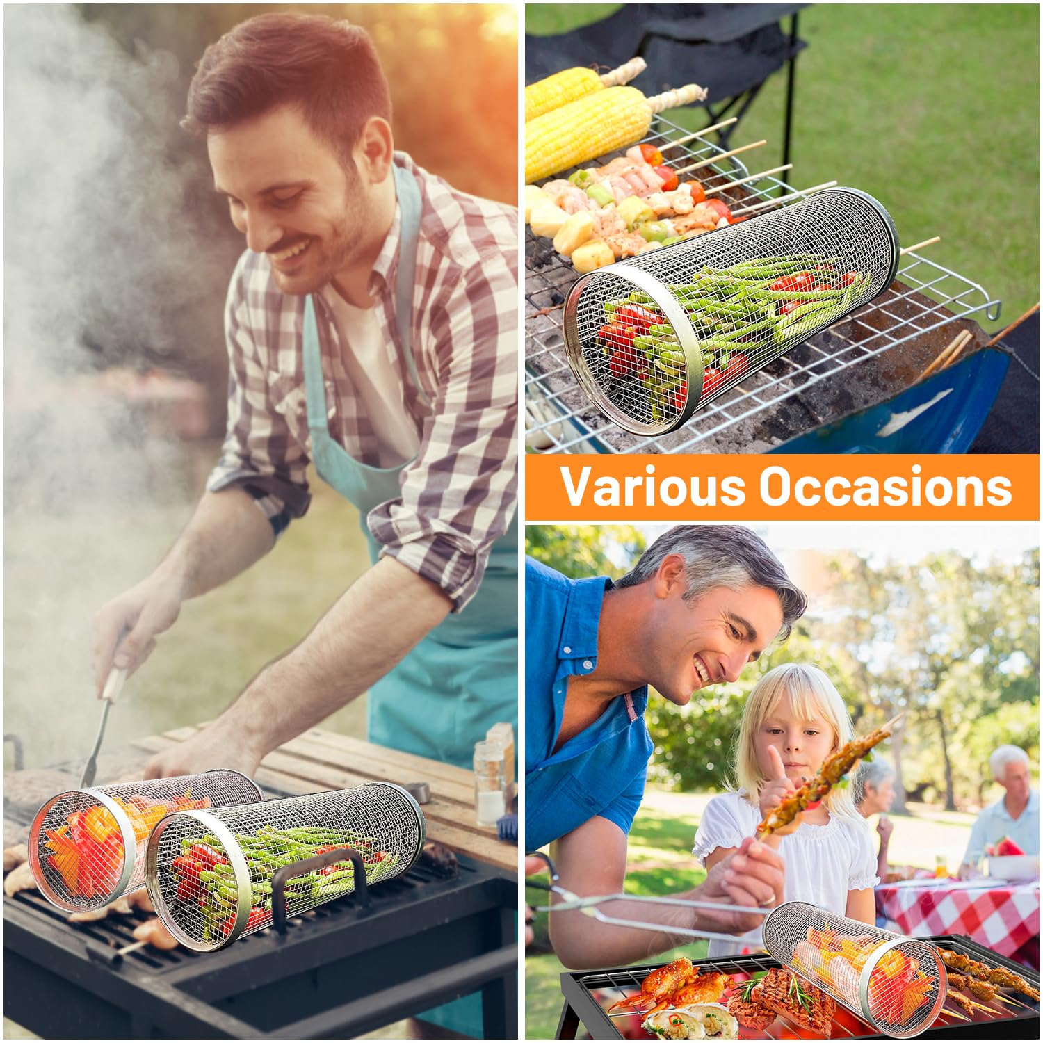 2-częściowe kosze do grillowan – Camping Cooking Youtube recenzja i cena