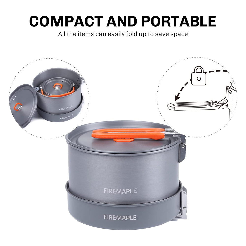 Fire Maple garnków Camping pie – Quechua Camping Cooking Set recenzja i cena