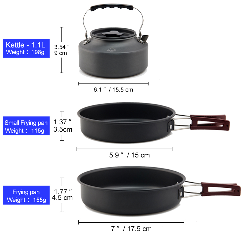 Zestaw garnków biwakowych na z – Quechua Camping Cooking Set recenzja i cena