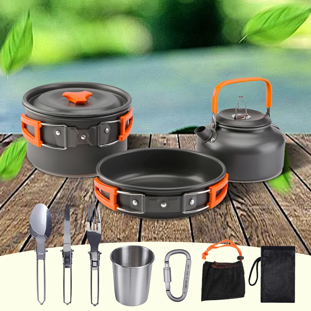Zestaw naczyń kempingowych Cza – Camping Cooking Pot Stainless Steel recenzja i cena