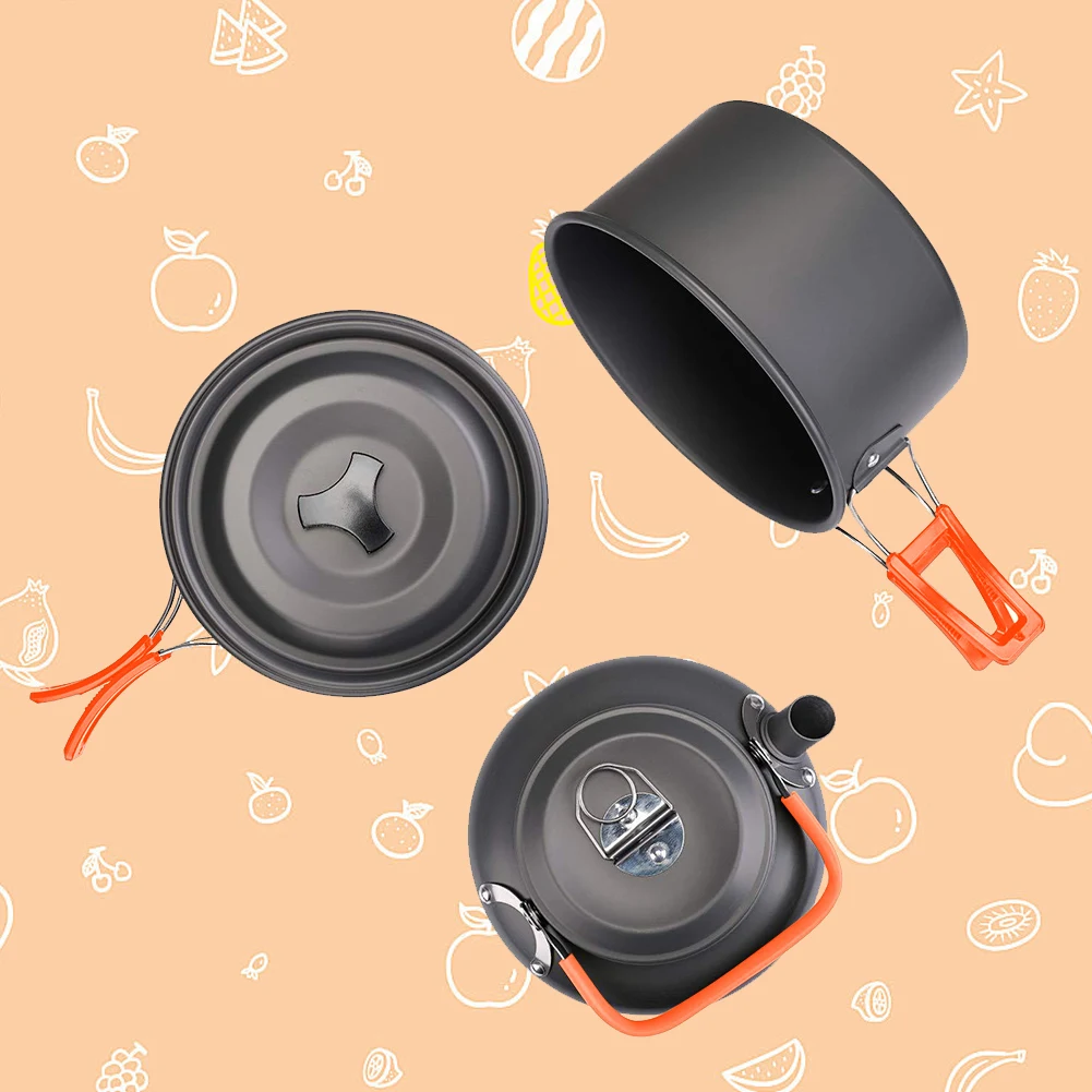 Zestaw naczyń kempingowych Cza – Camping Cooking Pot Stainless Steel recenzja i cena
