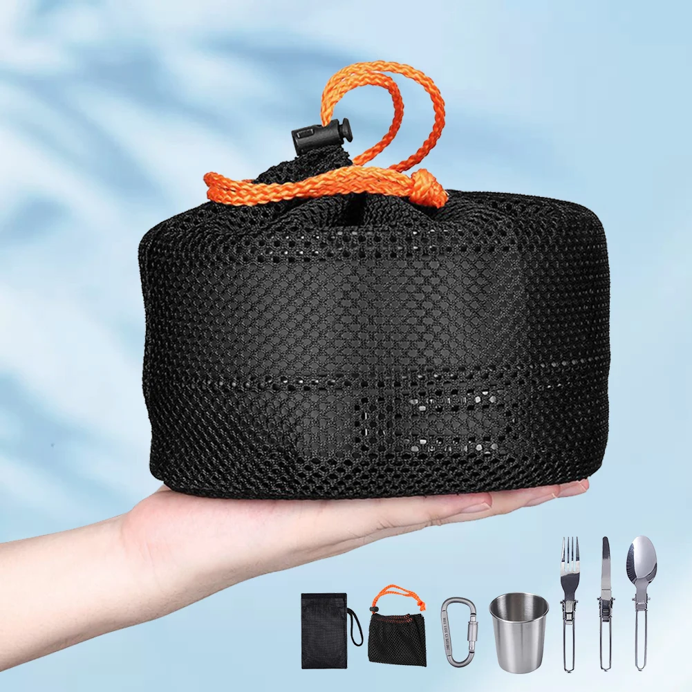 Zestaw naczyń kempingowych Cza – Camping Cooking Pot Stainless Steel recenzja i cena