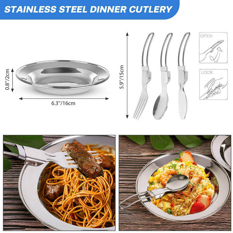 1 Zestaw Naczyń Kempingowych n – Camping Cooking Set Non Stick recenzja i cena