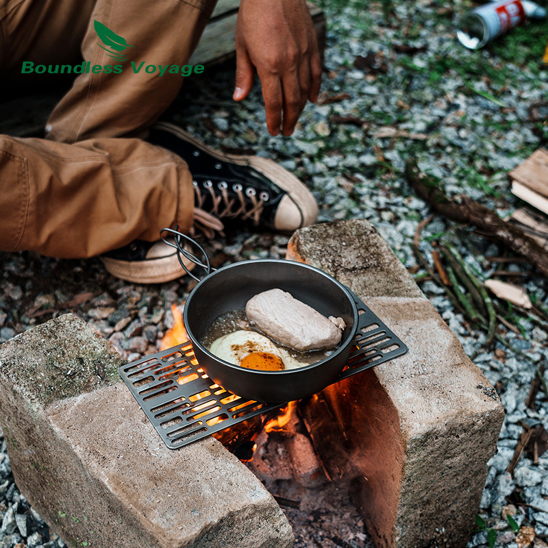 Boundless Voyage Outdoor Campi – Camping Cooking Set Stainless Steel recenzja i cena