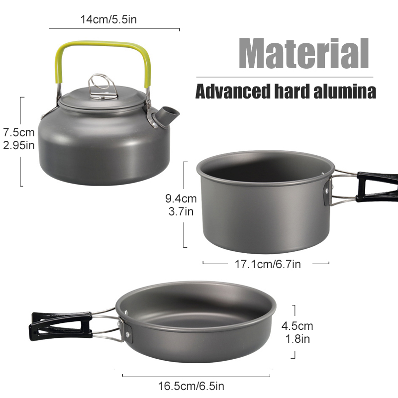 WESTTUNE Zestaw naczyń kemping – Camping Cooking Set 2 Person recenzja i cena