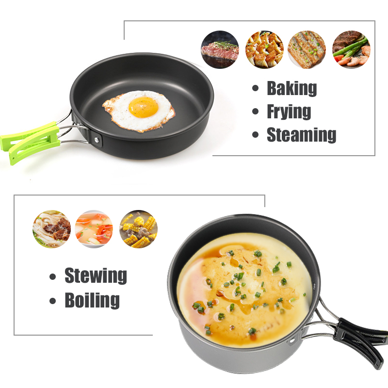 WESTTUNE Zestaw naczyń kemping – Camping Cooking Set 2 Person recenzja i cena