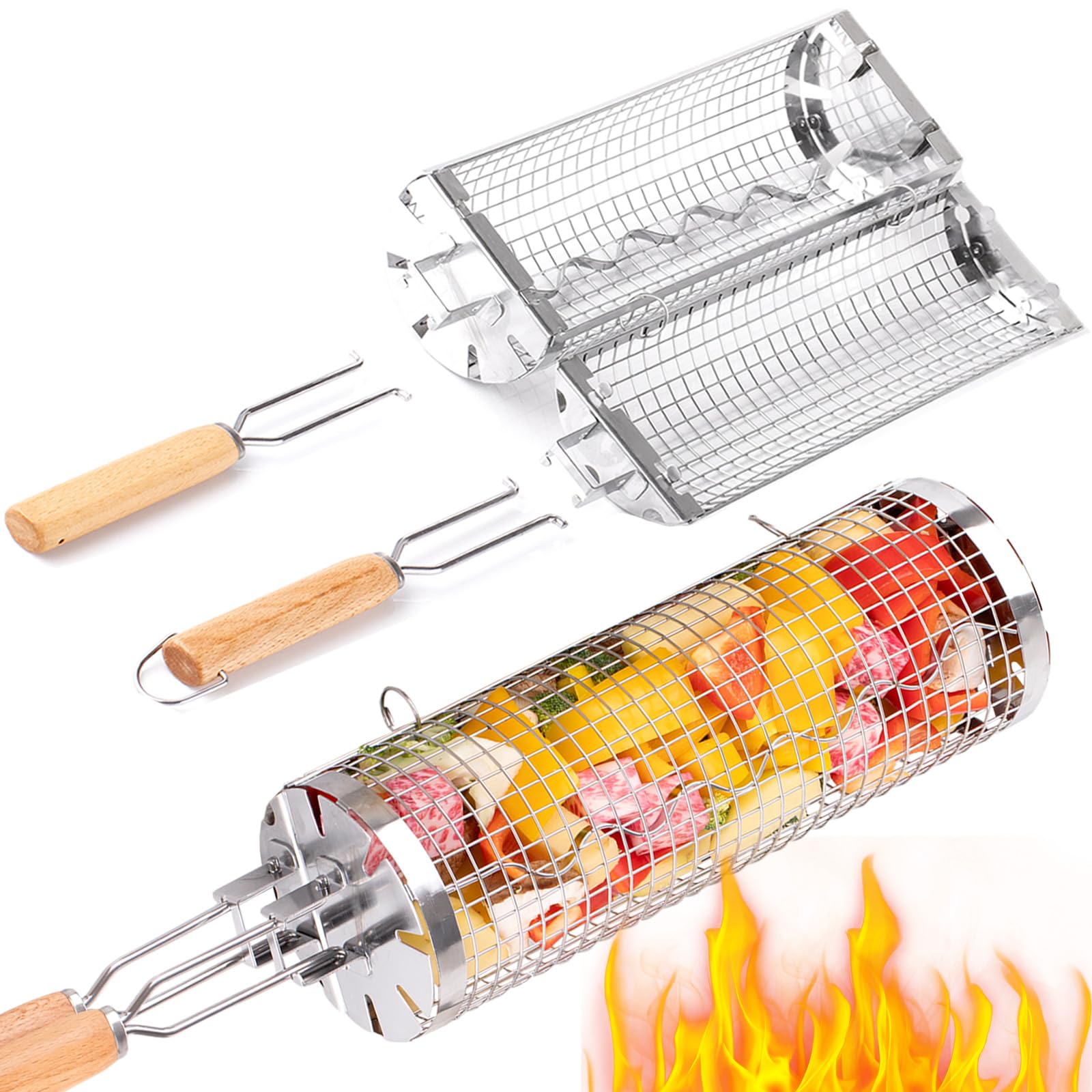 BUYYES Kosz do grillowania na  – Camping Cooking Youtube recenzja i cena